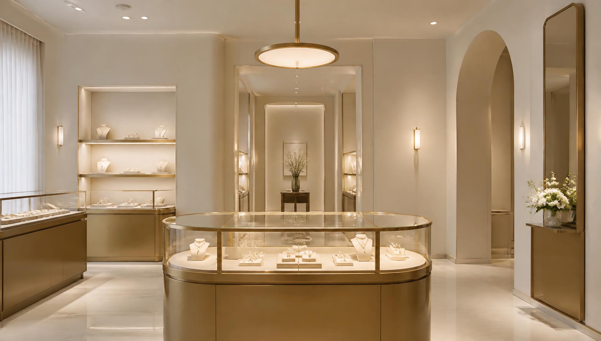 Interior of a refined Orabela partner boutique